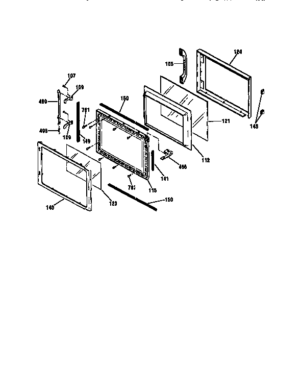 MICROWAVE DOOR