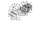 Kenmore 91148369791 upper door diagram