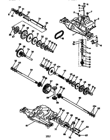 Dana transaxle 4360-113