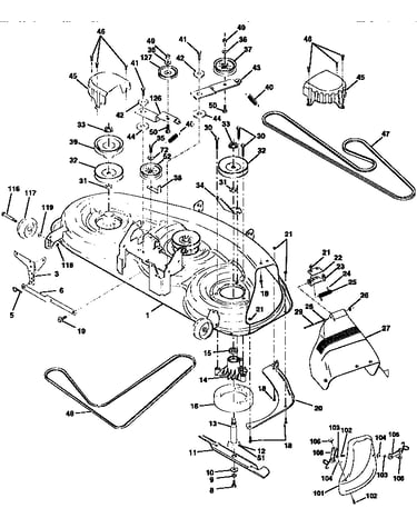 Mower deck