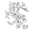 Craftsman 917258682 mower deck diagram