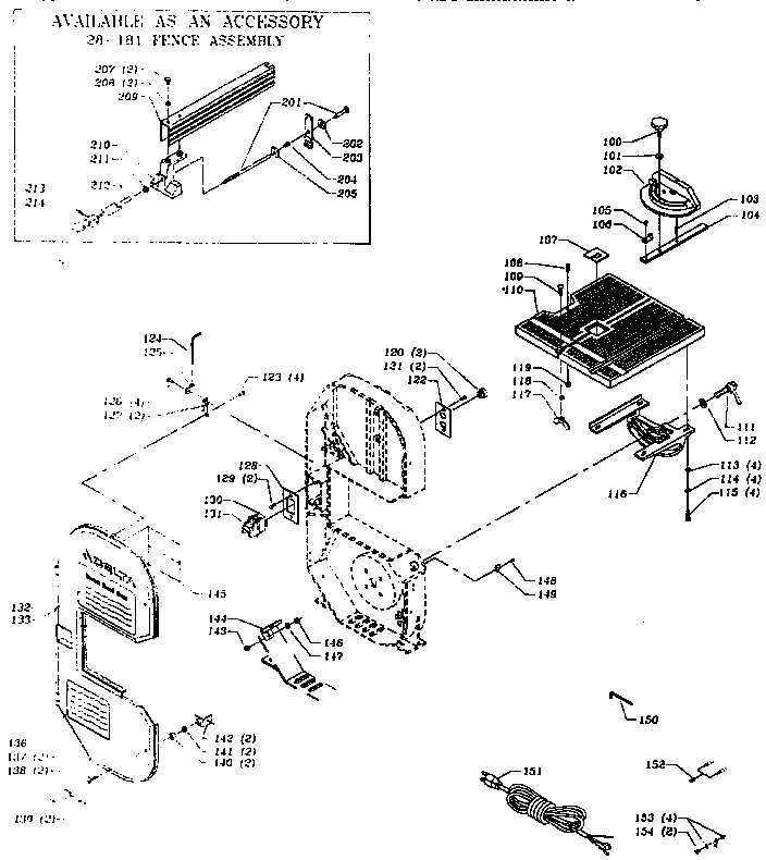 Miter gauge and rip fence assembly