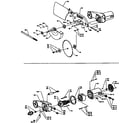 Delta 36-220 TYPE 3 guard and motor assembly diagram