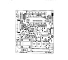 Kenmore 72167602790 power and control circuit board diagram