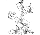 McCulloch SUPER PRO MAC 610 13-600041-06 powerhead and oiler assemblies diagram