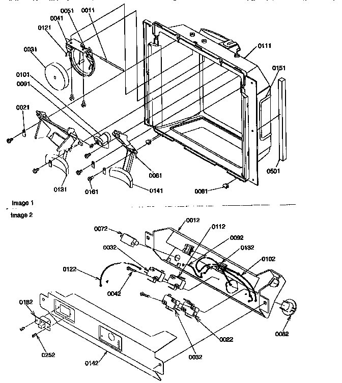 ICE AND WATER CAVITY