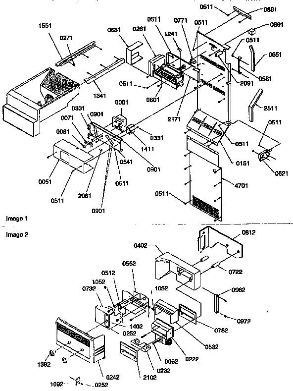 Ice maker/control assembly