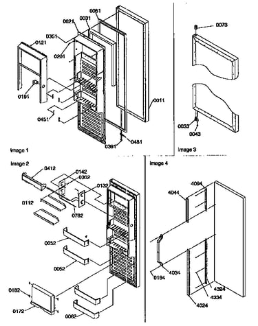 Refrigerator door