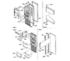 Kenmore 59657587790 refrigerator door diagram