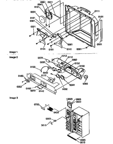 Ice and water cavity, electric bracket assembly