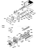 Ice bucket auger/ice maker