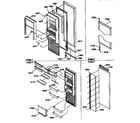 Kenmore 59657082790 refrigerator door diagram