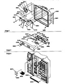 Ice and water cavity, electronic bracket assembly