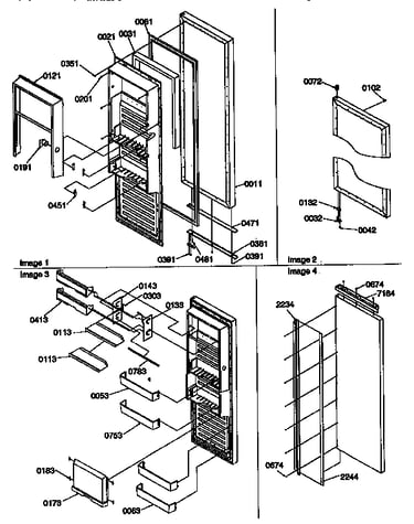 Refrigerator door