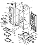 Shelves, lights and hinges