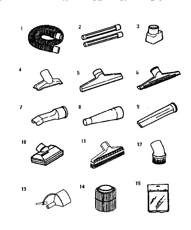 Accessories and attachements