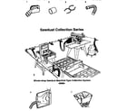 Craftsman 113177790 accessories and sawdust collection series diagram