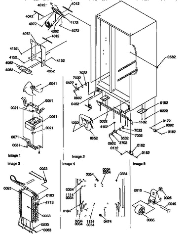 Drain system, rollers/evaporator assembly