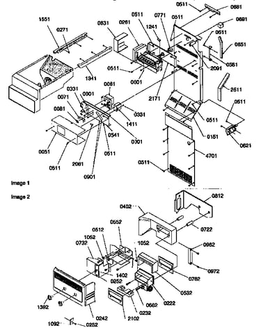Ice maker/control assembly