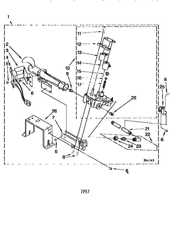 3402851 BURNER ASSEMBLY