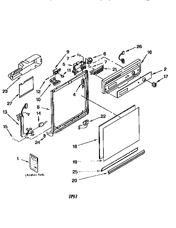 Frame and console