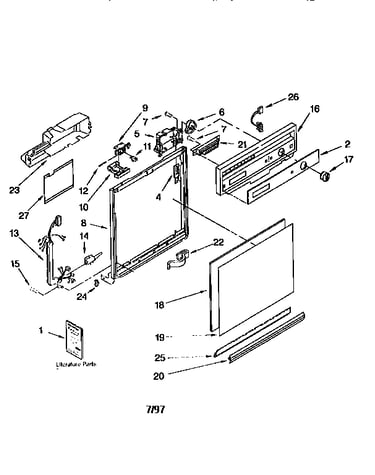 Frame and console