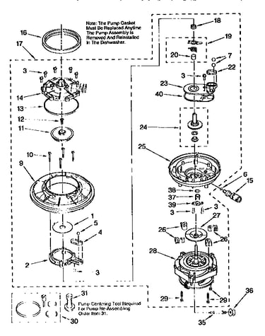 Pump and motor