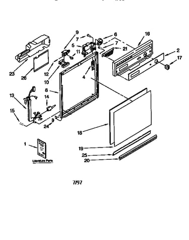 Frame and console