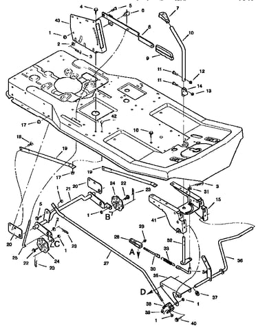 Mower housing suspension