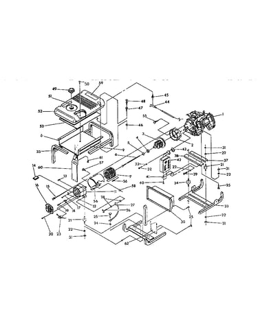 Cradle and stator assembly