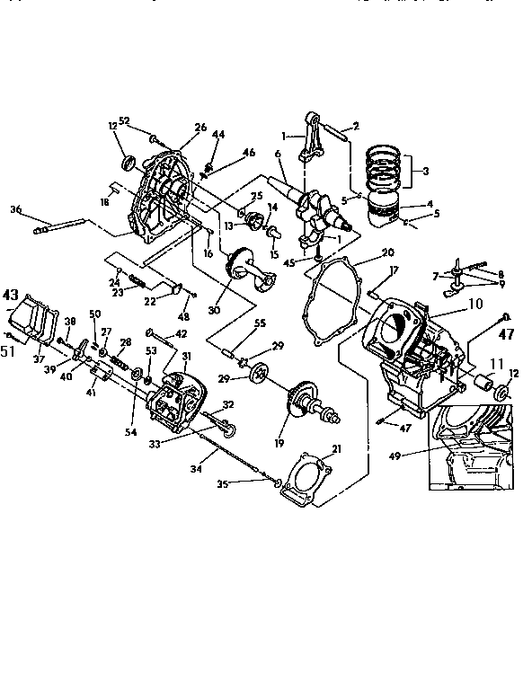 Crankcase assembly