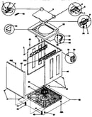Top and cabinet