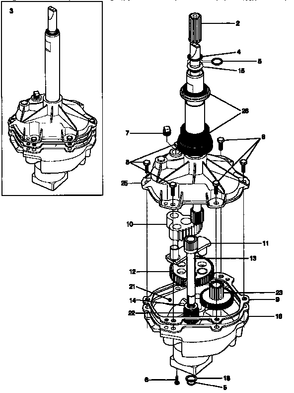Gearcase/transmission
