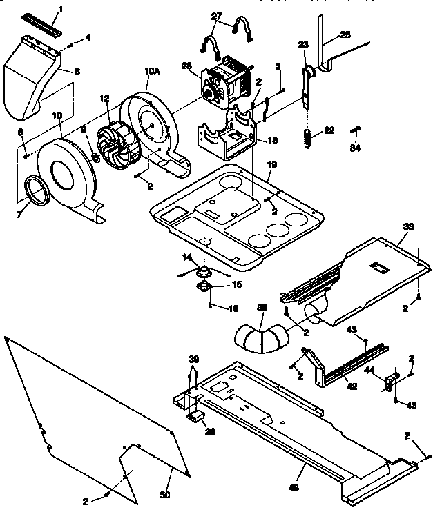 Blower and base