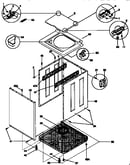 Top and cabinet