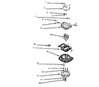 Eureka 5134B motor assembly diagram