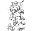 Craftsman 298586194 tank, clutch and muffler diagram