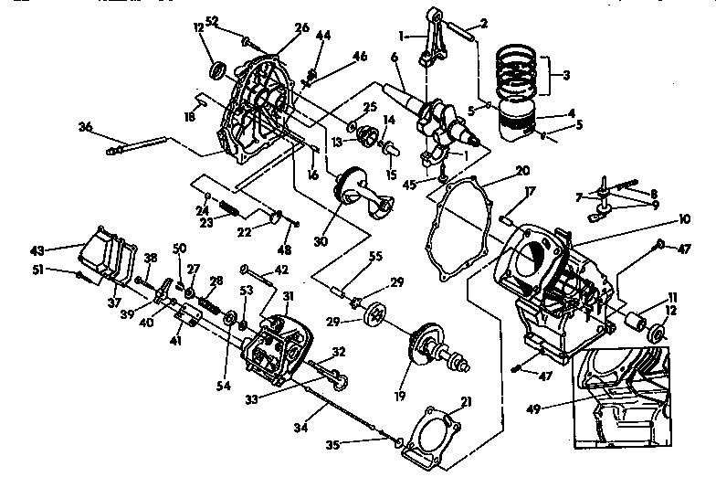 Crankcase assembly