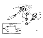 Toro 51586-7900001 AND UP power sweep blower diagram