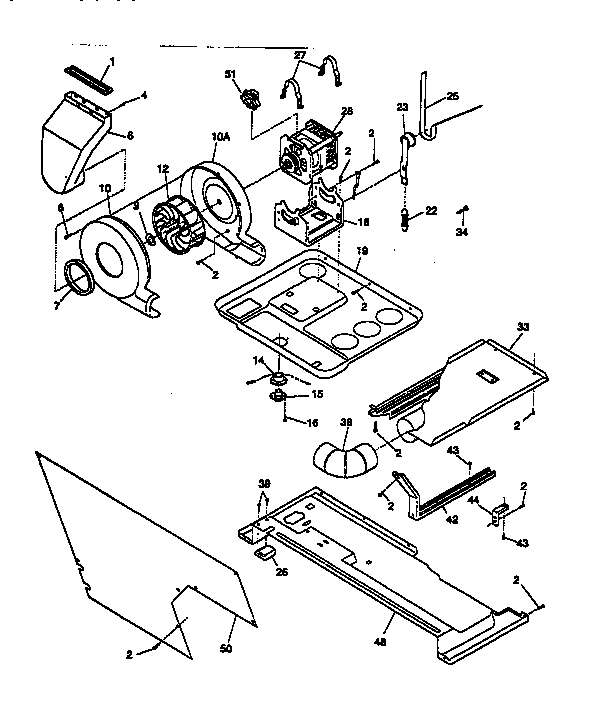 Motor/blower/thermostats