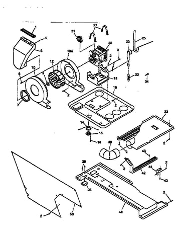 Motor/blower/thermostats