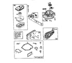 Craftsman 580761750 air cleaner assembly and gasket set diagram