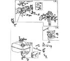 Briggs & Stratton 135212-0252-01 carburetor and fuel tank assembly diagram