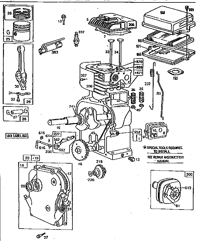 Lawn Mower Briggs And Stratton Parts Diagram Parts Manual Ariens