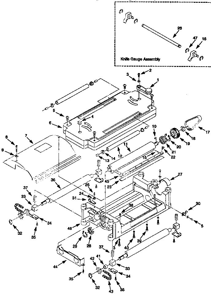 Roller case assembly