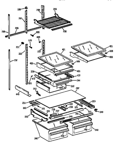 Shelf parts