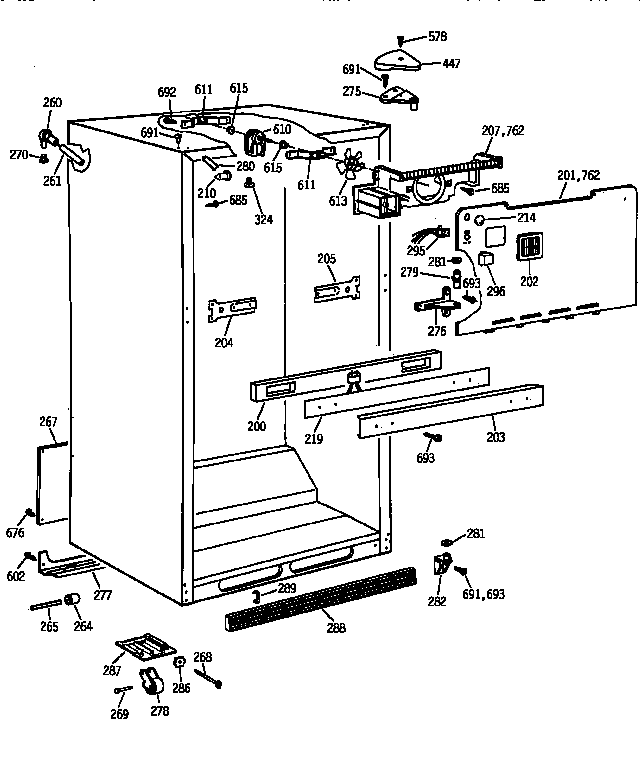 Cabinet parts