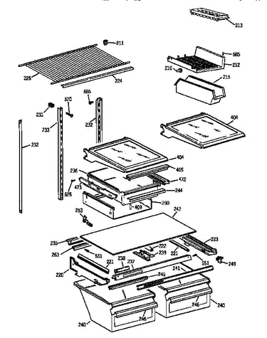 Shelf parts