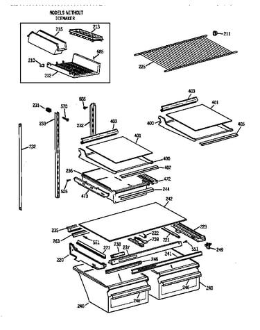 Shelf parts
