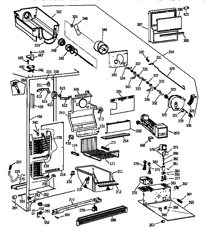 Freezer section